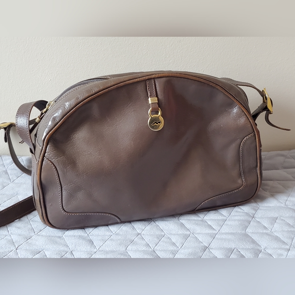 Vintage Nieri Argenti Italy Handbag Bag Shoulder Crossbody genuine leather